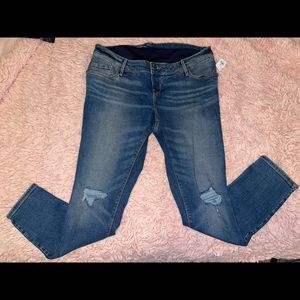 WOmens NWT Sz 10 Old Navy Maternity Skinny Jeans